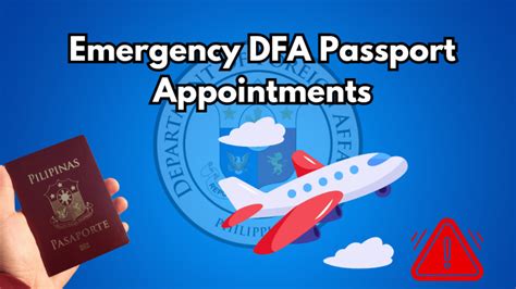 DFA Passport Appointments Can Be Process at These Five Sites .